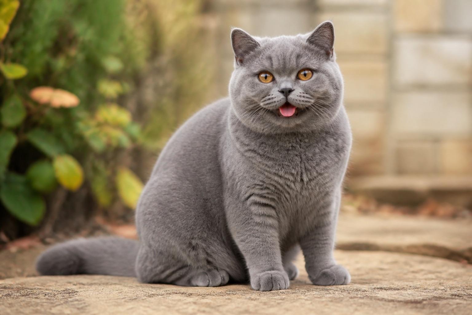 British Shorthair adulto de aparência robusta