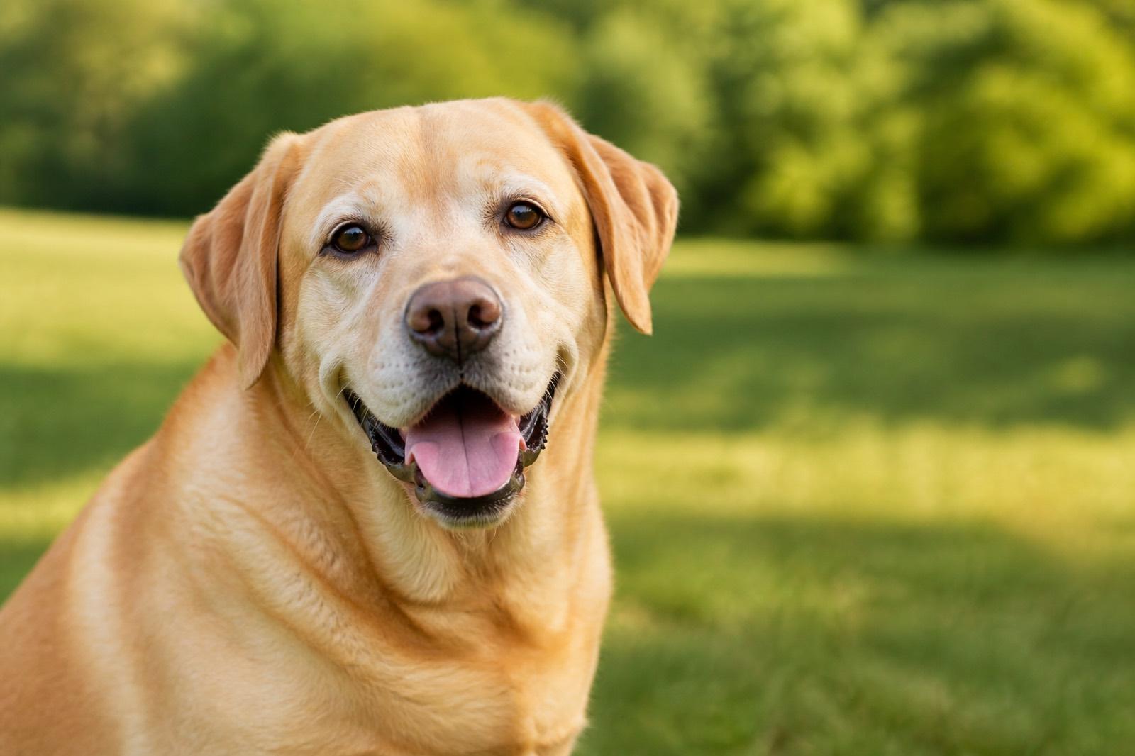 Labrador Retriever adulto ao ar livre