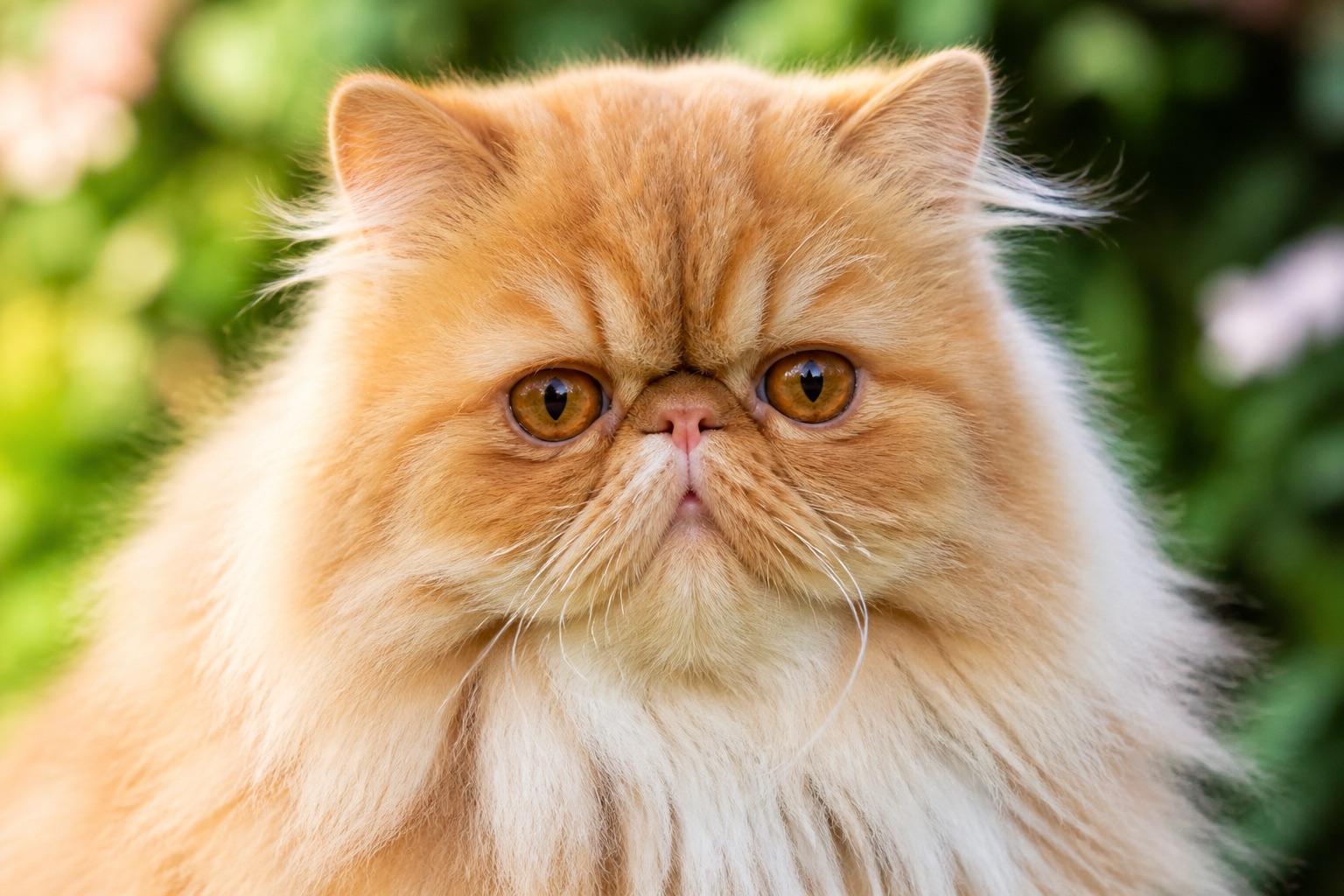 Gato Persa adulto de pelo longo e temperamento calmo